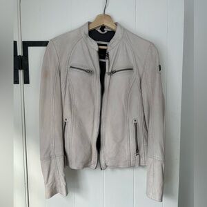 Mauritius Lamb Leather Moto Jacket